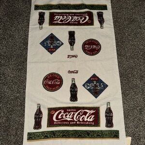 VINTAGE COCA COLA beach towel